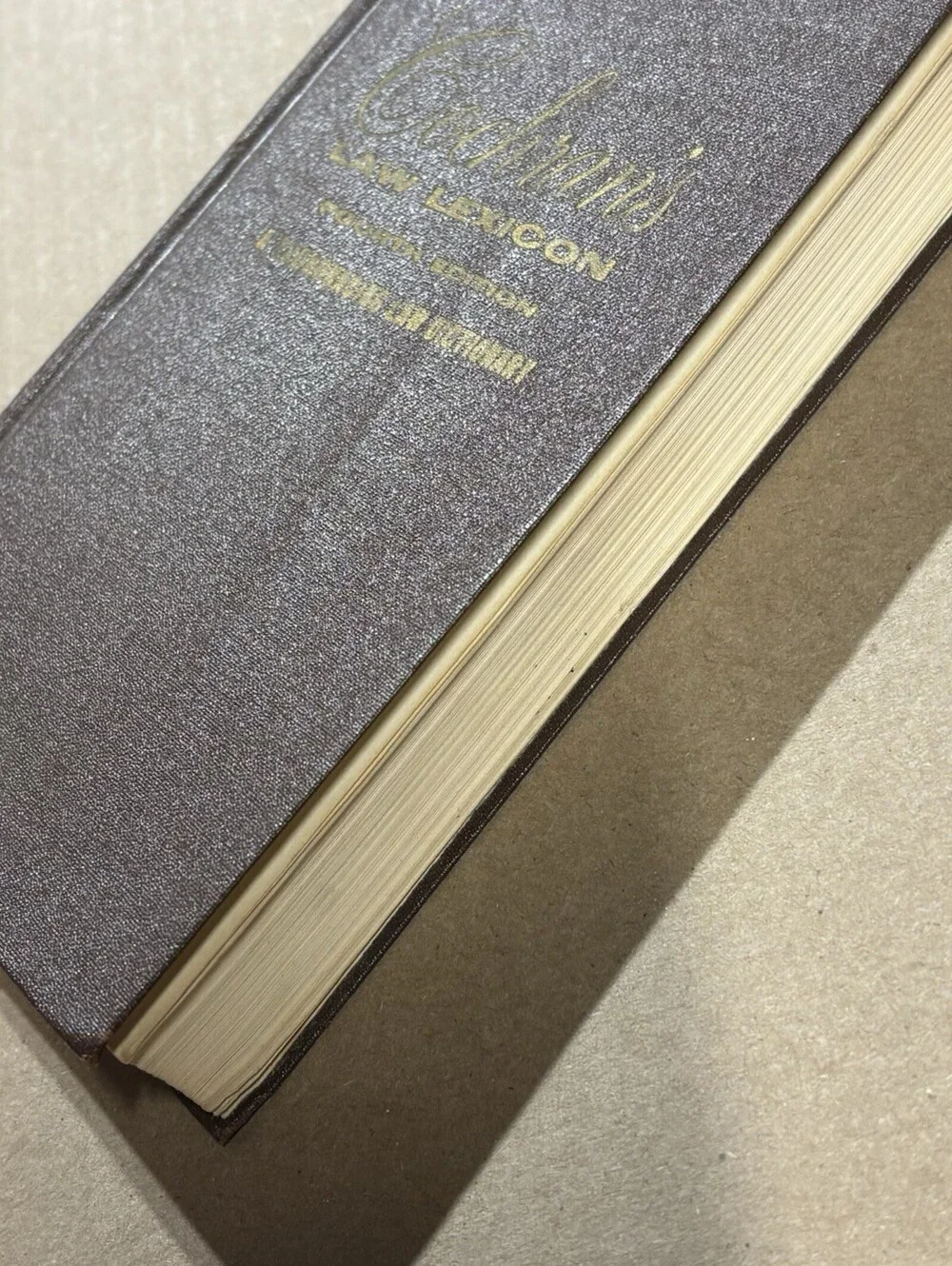 Cochran’s Law Lexicon, Fourth Edition, 1956 A Pronouncing Edition Softcover